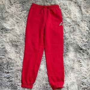 Jordan Kids Red Sweatpants